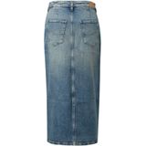 Rok - Denim - High-rise Midi - Casual Stijl - Katoenmix