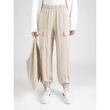 QS - Cargobroek - Beige - Loosefit - Mid Waist