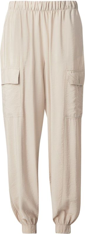 QS - Cargobroek - Beige - Loosefit - Mid Waist