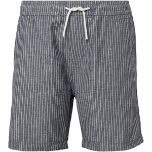 Bermuda - Gestreept - Linnenmix - Elastische Tailleband