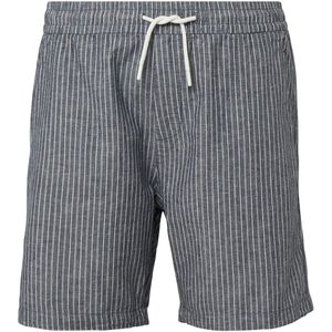 Bermuda - Gestreept - Linnenmix - Elastische Tailleband