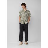 Hemd - Katoen - Resortstijl - All-over Print - Korte Mouwen