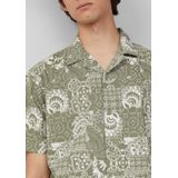 Hemd - Katoen - Resortstijl - All-over Print - Korte Mouwen