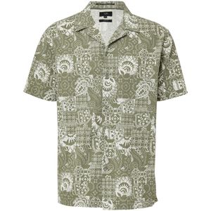 Q/S by s.Oliver - Casual Overhemd - Groen - Katoen