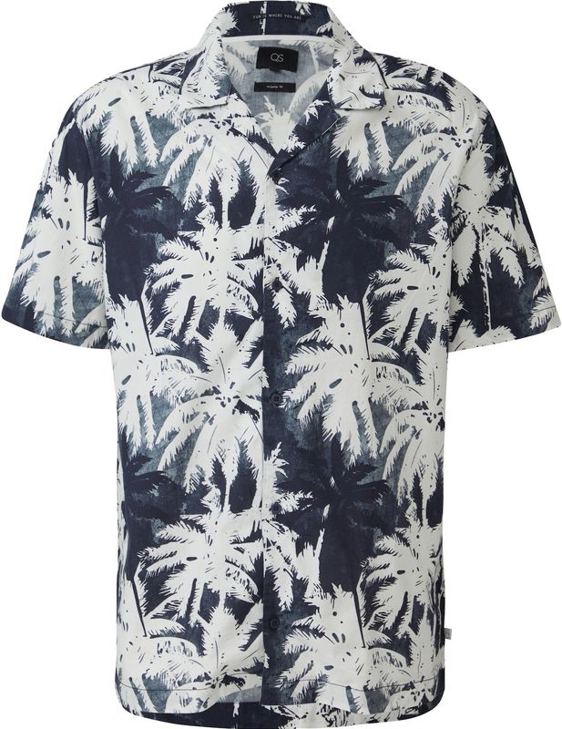 Shirt - Overhemd - Resort-kraag - All-over Print - Katoen