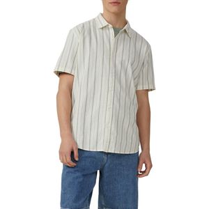 Overhemd - Gestreept - Linnenblend - Normale Pasvorm - Kent-Kraag