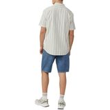 Overhemd - Gestreept - Linnenblend - Normale Pasvorm - Kent-Kraag