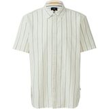 Overhemd - Gestreept - Linnenblend - Normale Pasvorm - Kent-Kraag