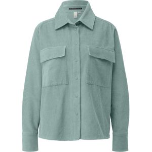 QS - Blouse - Jade Groen - Klassieke Blouse - Lange Mouw