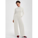 QS - Shirt - Ecru - Jersey - Lange Mouw - Normale Pasvorm