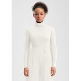 QS - Shirt - Ecru - Jersey - Lange Mouw - Normale Pasvorm