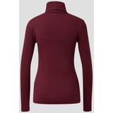 QS - Shirt - Bordeaux - Lange Mouw - Normale Pasvorm