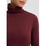 QS - Shirt - Bordeaux - Lange Mouw - Normale Pasvorm