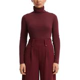 QS - Shirt - Bordeaux - Lange Mouw - Normale Pasvorm