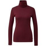 QS - Shirt - Bordeaux - Lange Mouw - Normale Pasvorm