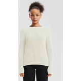 QS - Trui - Wit - Knitwear - Lange Mouw - Normale Pasvorm