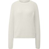 QS - Trui - Wit - Knitwear - Lange Mouw - Normale Pasvorm