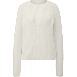 QS - Trui - Wit - Knitwear - Lange Mouw - Ronde Hals