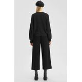 QS - Gebreid Vest - Zwart - V-hals - Lange Mouw - Normale Pasvorm