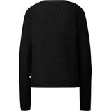 QS - Trui - Zwart - Knitwear - Raglanmouwen - Ronde Hals - Lange Mouw