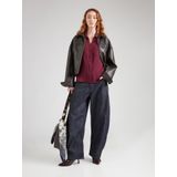 QS - Blouse - Donkerrood - Klassieke Blouse - Lange Mouw