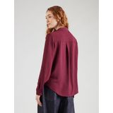 QS - Blouse - Donkerrood - Klassieke Blouse - Lange Mouw
