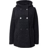 Buitenjas - Korte Jas - Wollook - Met Vaste Capuchon - Trendy Pasvorm