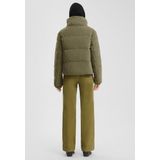 Q/S designed by - Gewatteerde Jas - Olive - 2 Steekzakken - Ritssluiting