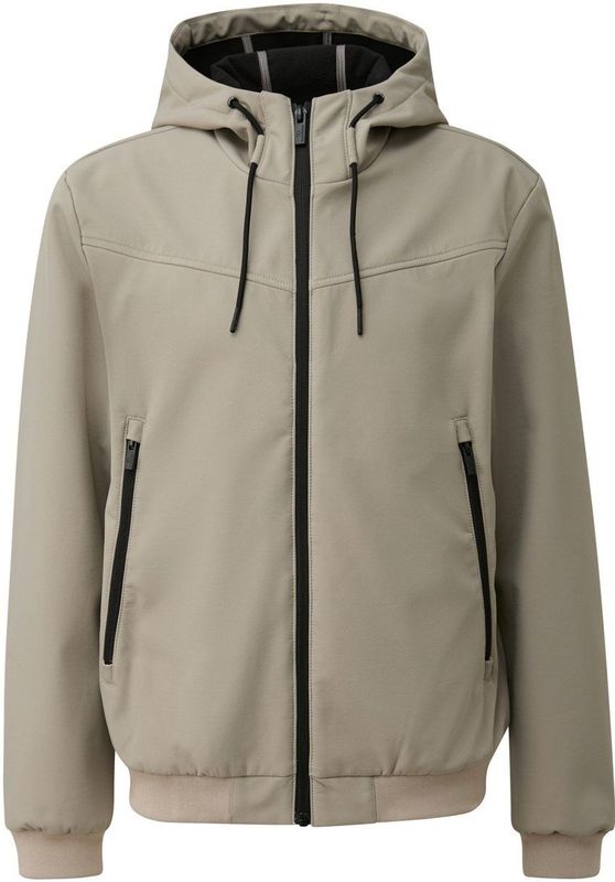 QS - Tussenjas - Stone Grey - Normale Pasvorm - Licht Gevoerd