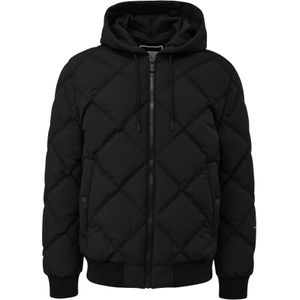 Buitenjas - Rockige Bomberjack - Met Afneembare Kapuze - Regular Fit