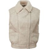 Outdoor Gilet - Imitatie-schaapsvacht - Oversized Pasvorm - Teddy-pluche Stof