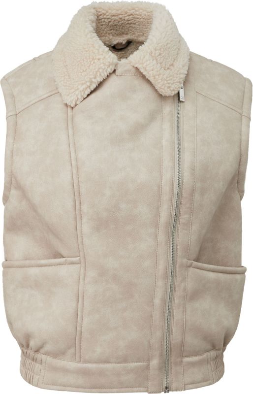 Outdoor Gilet - Imitatie-schaapsvacht - Oversized Pasvorm - Teddy-pluche Stof