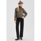 QS - Tussenjas - Cappuccino - Dierenprint