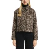 QS - Tussenjas - Cappuccino - Dierenprint