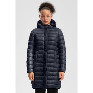 Q/S by s.Oliver - Gewatteerde Jas - Donkerblauw - Met Capuchon