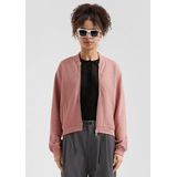 QS - Sweatvest - Oudroze - Met Ritssluiting - Lange Mouw