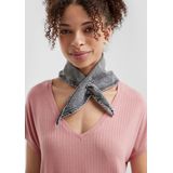 QS - Shirt - Rosa - V-hals - Kwartmouw - Effen