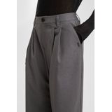 QS - Pantalon - Antraciet - Wide Leg - Mid Waist - Lang