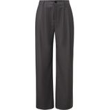 QS - Pantalon - Antraciet - Wide Leg - Mid Waist - Lang