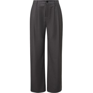 QS - Pantalon - Antraciet - Wide Leg - Mid Waist - Lang