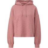 QS - Sweatshirt - Pink - Capuchon met Trekkoord - Lange Mouw
