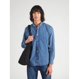 QS - Overhemd - Blauw - Denim