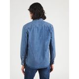 QS - Overhemd - Blauw - Denim