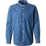 QS - Overhemd - Blauw - Denim