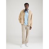 QS - Shirt - Pastelblauw - Kwartmouw - Ronde Hals - Effen