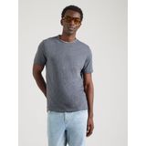 QS - Shirt - Blauw Gemêleerd - T-shirt