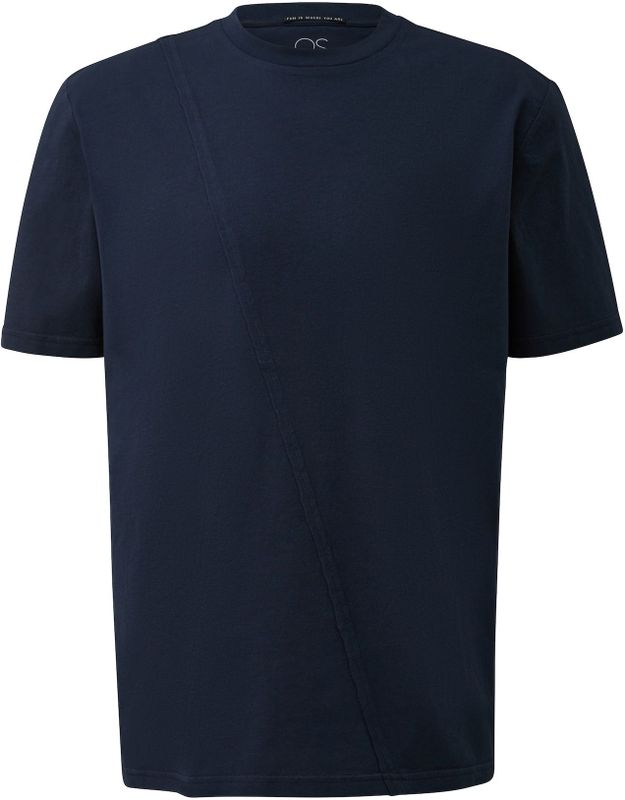 Q/S by s.Oliver - Regular T-shirt - Donkerblauw