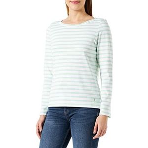 comma 2129123 T-shirt voor dames, Groen 73G1