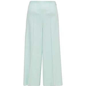COMMA - Pantalon - Turquoise - Wide Leg - High Waist - 7/8 Lengte