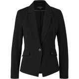 Comma Getailleerde Blazer Zwart